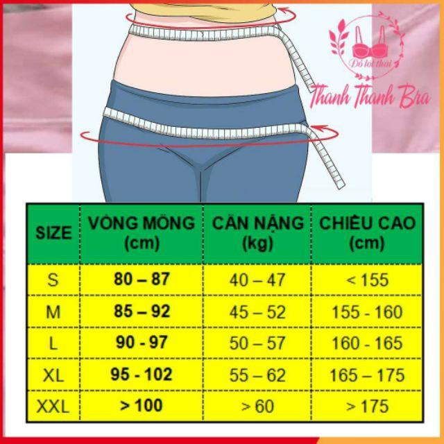 Quần lót nữ thái lan 628 –Chất su đúc mát lạnh, lưng cao, gel nhẹ
