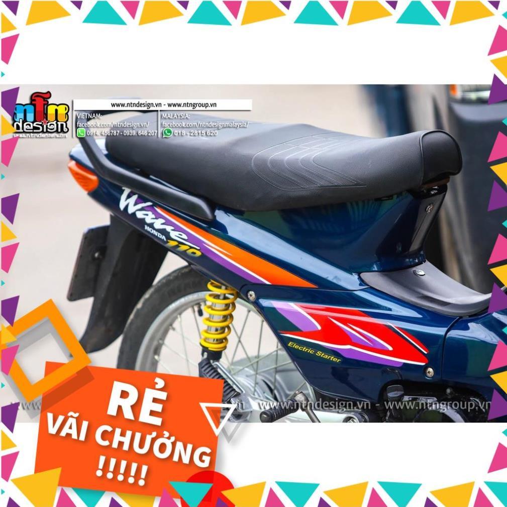 Tem Rời Wave  Nhỏ Mẫu Zin Xe Xanh Nhớt