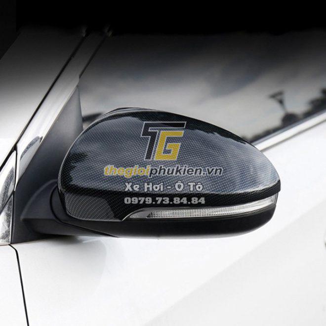 Bộ ốp gương chiếu hậu Hyundai Tucson 2022 vân Carbon cao cấp