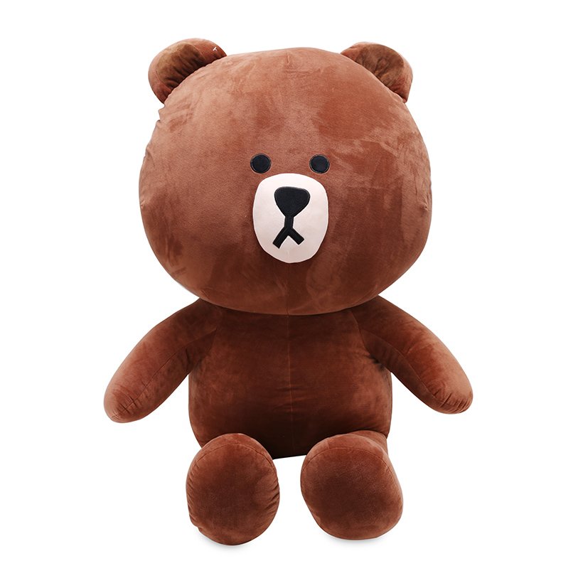 Gấu bông brown khổ vải 1m