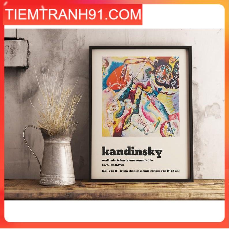 Tranh treo tường | Wassily Kandinsky - Áp phích cho cuộc triển lãm của Kandsinsky tại Bảo tàng Wallraf-Richarz