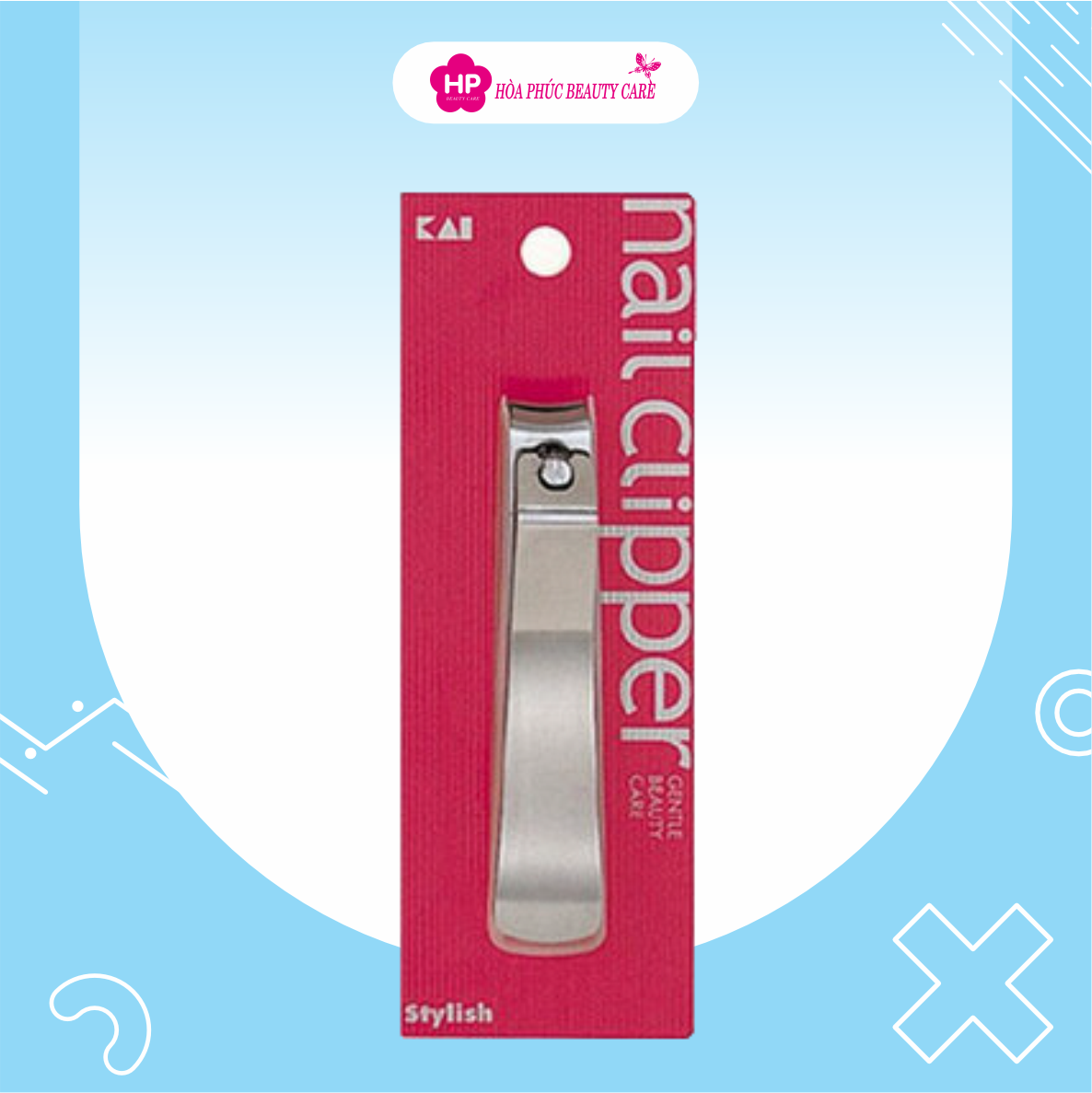 Bấm Móng Tay Thân Thép Không Gỉ Kai Nail Clipper 55705-HC0718