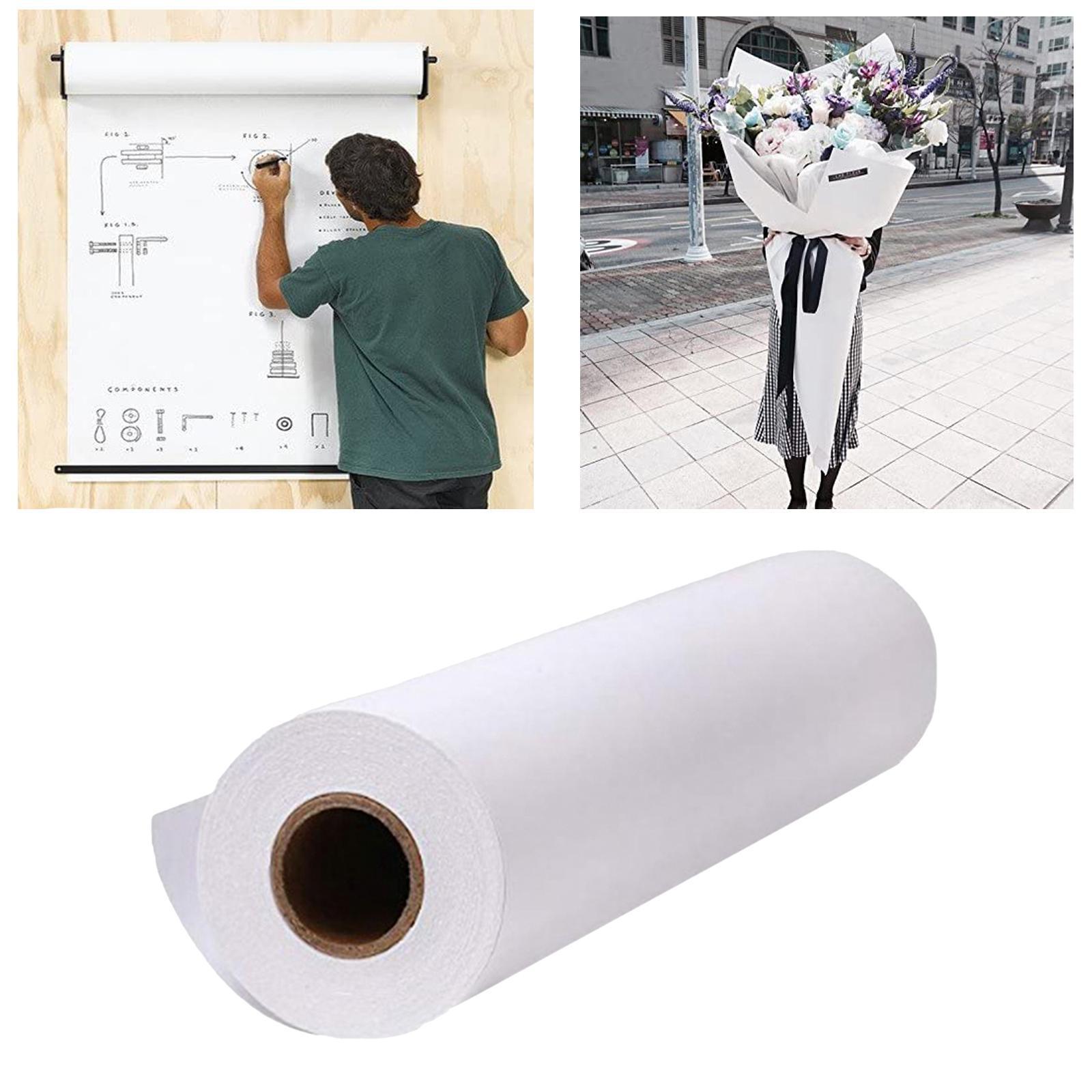 Paper Roll Dispenser, Kraft Arts and Crafts Paper Roll - for Paints, Wall Art, Easel Paper, Bulletin Board Paper, Gift Wrapping Paper and Kids Crafts