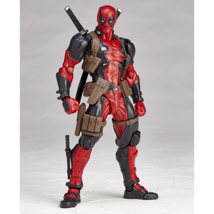 Mô hình Nhân Vật Phim điện ảnh Deadpool màu đỏ đậm tươi sắc nét phụ kiện loại 1