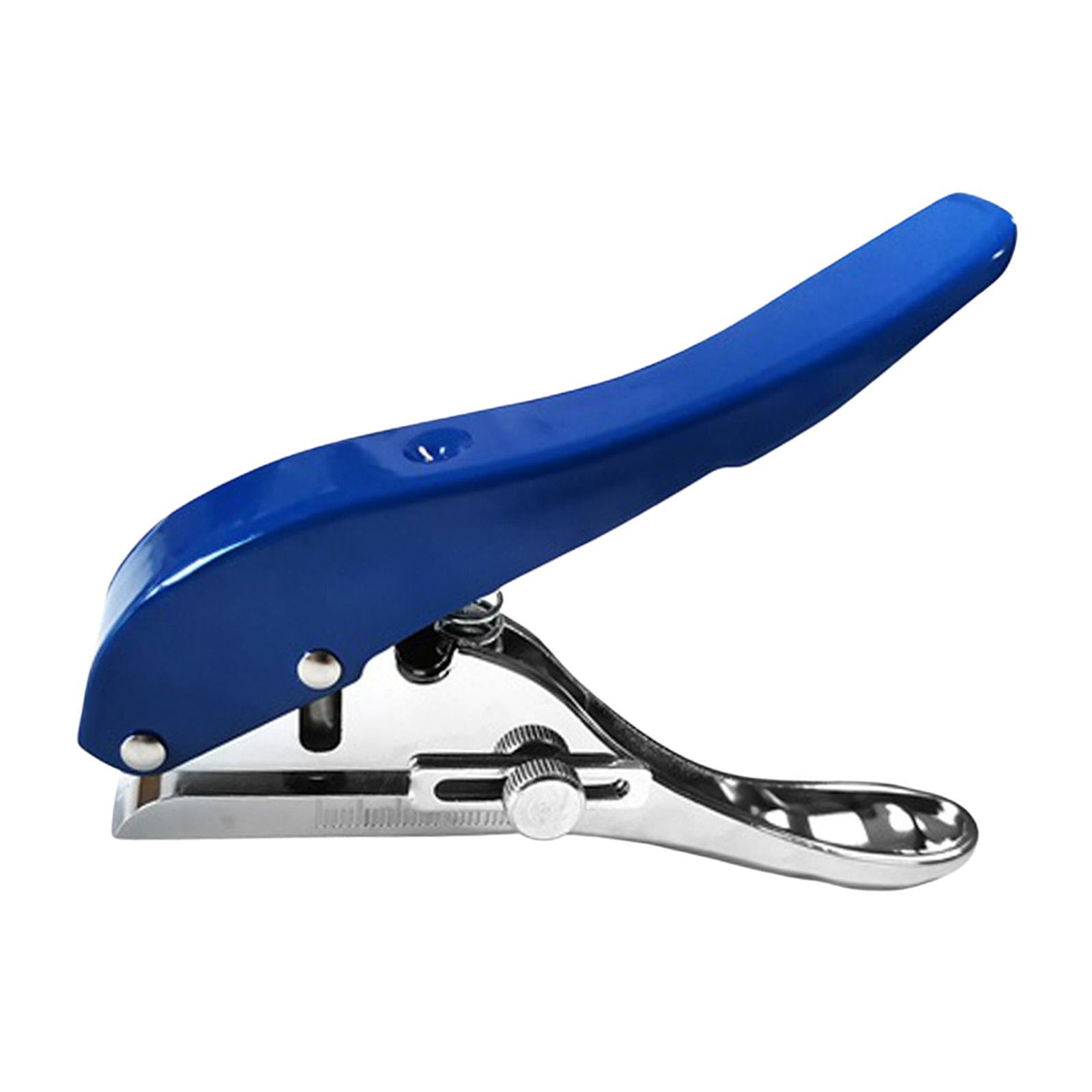 Single Hole Punch Hole Puncher 8mm Durable Zinc Alloy 25 Sheet Punch Capacity Paper Punch Punching Pliers for Paper Cards Cardboard Supplies