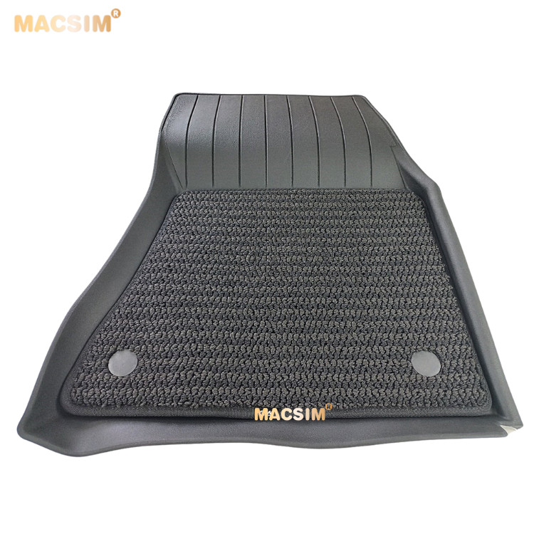 Thảm lót sàn ô tô 2 lớp cao cấp dành cho xe Vinfat Lux SA 2020-2022 nhãn hiệu Macsim 3w chất liệu TPE