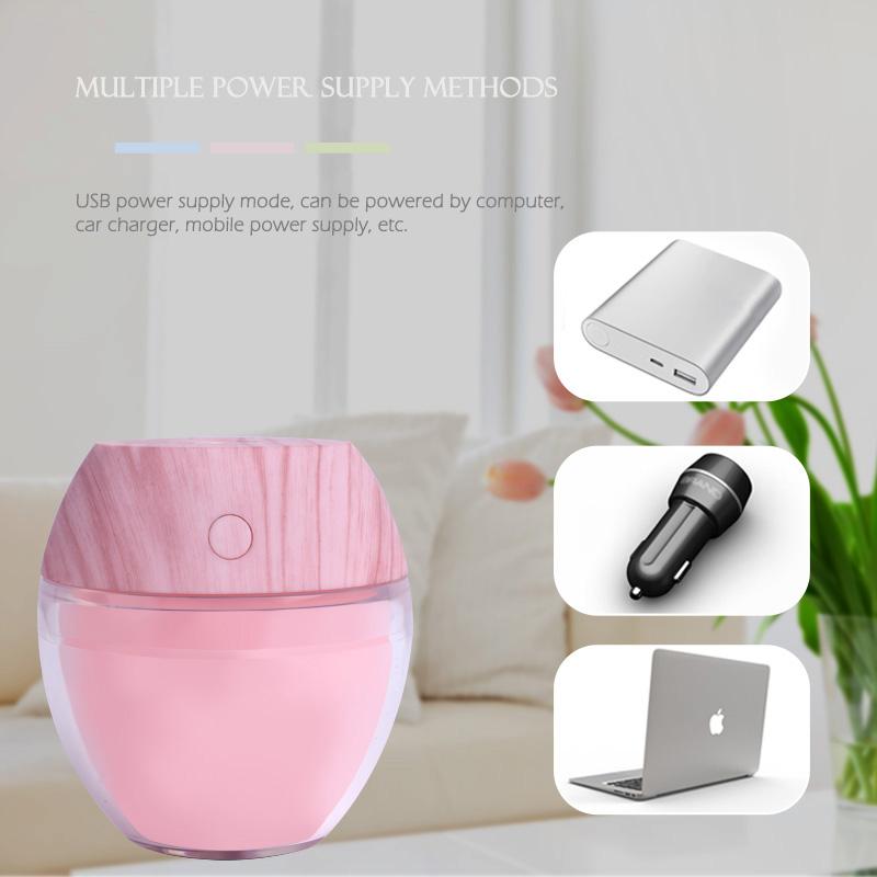 RIGOGLIOSO Máy Tạo Độ Ẩm Không Khí Siêu Âm Tinh Dầu Khuếch Tán Retro Xông Phòng Máy Tạo Độ Ẩm Không Khí Có Đèn LED 7 Màu Đèn Ngủ