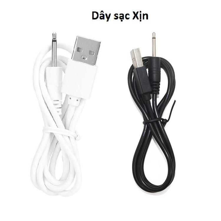 Dây sạc máy massage USB 10 tốc độ, dành cho các loại máy massage mặt mắt body toàn thân đầu nhọn loại tốt