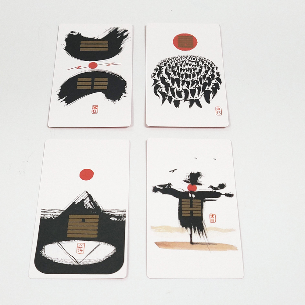Bộ Bài Ching Holizka Tarot 64 Lá Bài 7x12 Cm Tặng Đá Thanh Tẩy