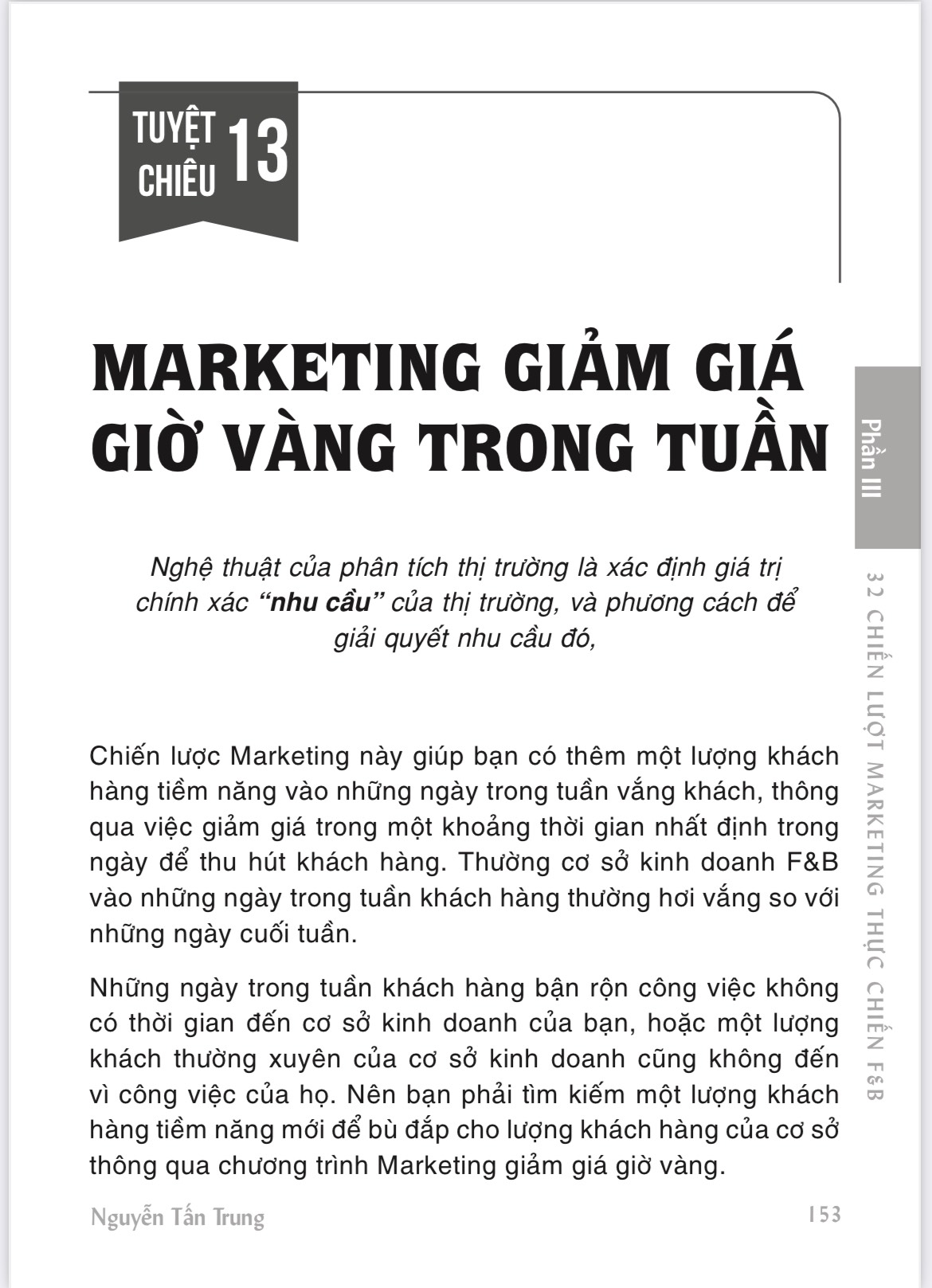 SÁCH GIẢI MÃ MARKETING THỰC CHIẾN F&amp;B-32 TUYỆT CHIÊU MARKETING QUÁN CÀ PHÊ, QUÁN ĂN, NHÀ HÀNG