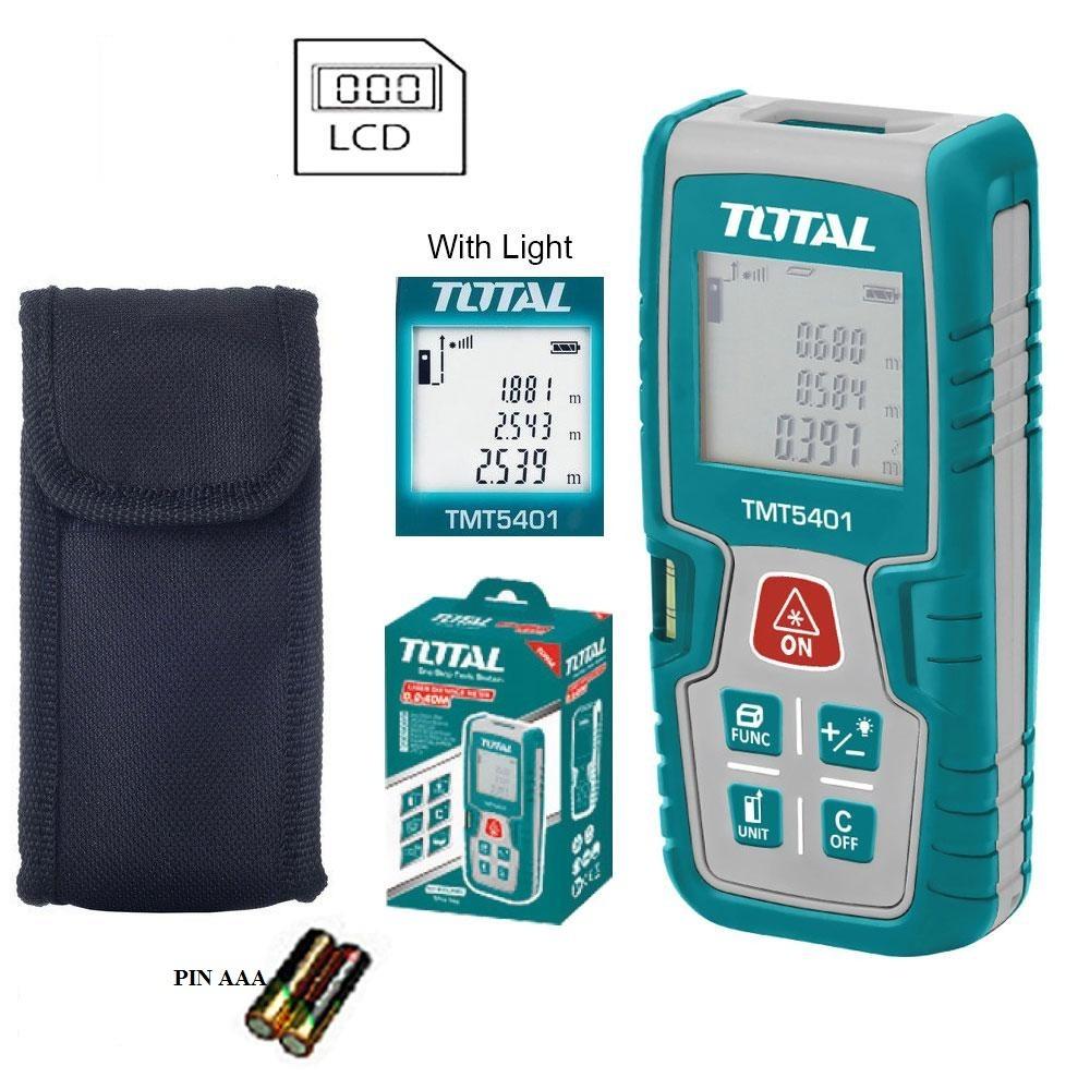 MÁY ĐO KHOẢNG CÁCH LASER 40M TOTAL TMT5401 - HÀNG CHÍNH HÃNG