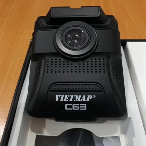 Camera Hành Trình Ô Tô Xe Hơi VIETMAP C63 - Ghi Hình Cùng Lúc Trước Sau Và Trong Xe, BH 12 Tháng