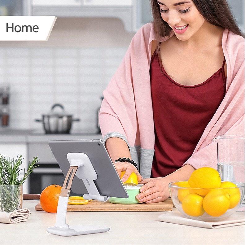 Giá đỡ Ipad/điện thoại/máy tính bảng để bàn gấp gọn. Hàng cao cấp chắc chắn_B036
