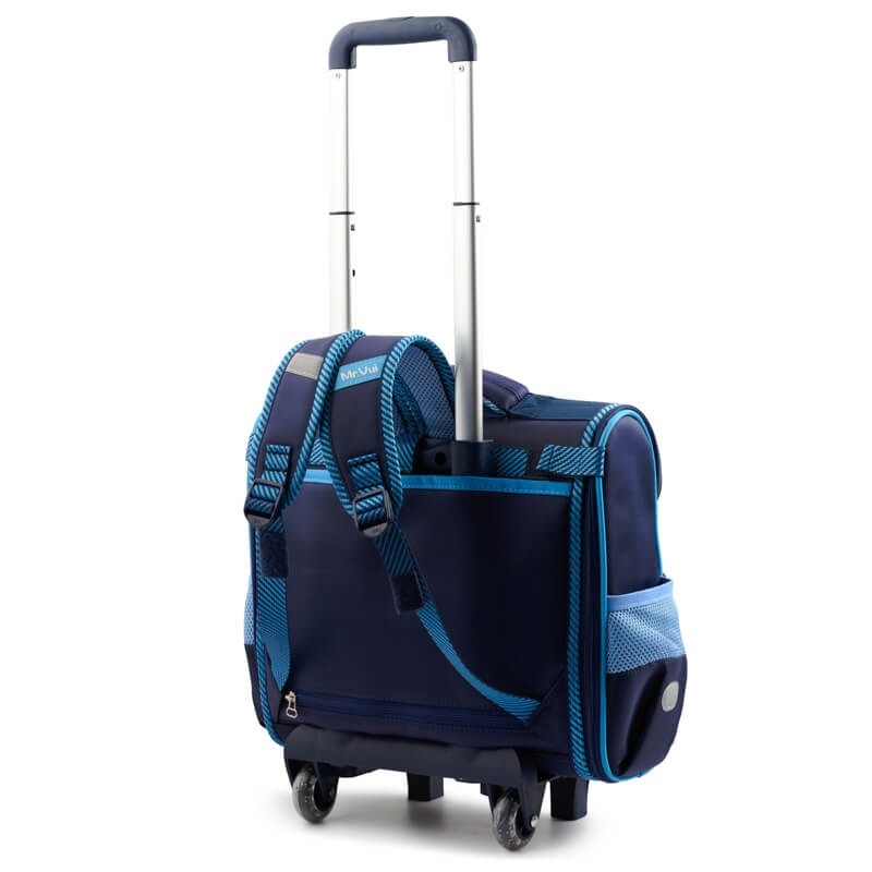 Balo cấp 1 Mr Vui 502 ba lô học sinh có cần kéo và bánh xe cho bé trai lớp 2 lớp 3 lớp 4 lớp 5