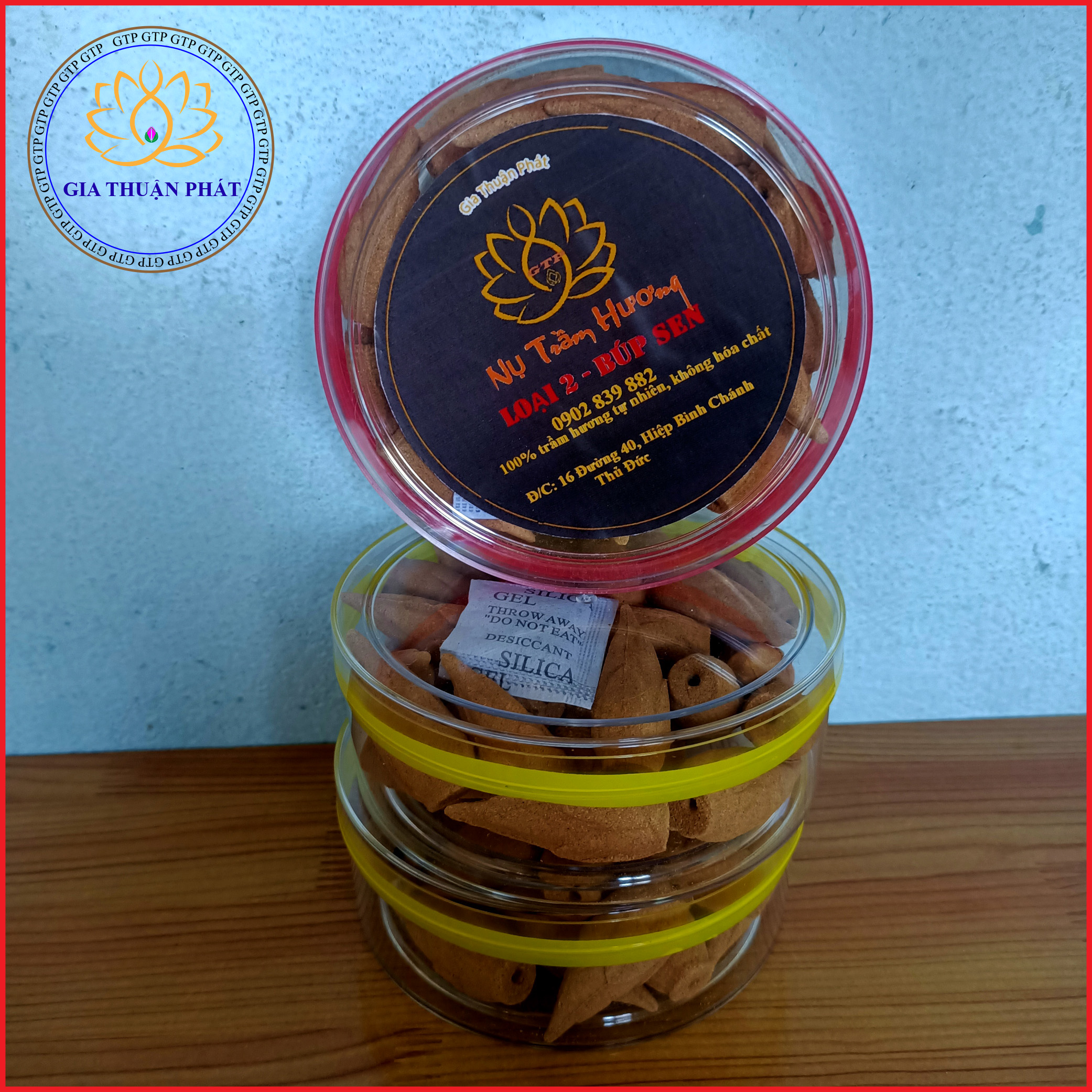 NỤ TRẦM HƯƠNG LOẠI 2 HÌNH BÚP SEN- HỘP 30 NỤ