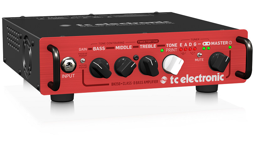 TC Electronic BH250 250 Watt Micro Bass Head with TonePrint Effects and Integrated Tuner-Hàng Chính Hãng