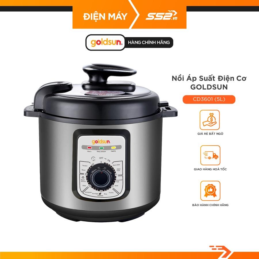 Nồi áp suất điện cơ Goldsun CD3601 (5L)-Hàng Chính Hãng