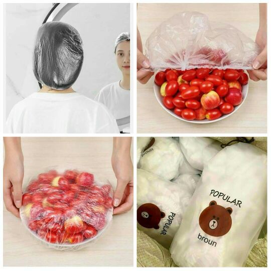 Set 100 Màng Bọc Thực Phẩm Bo Chun Có Thể Tái Sử Dụng
