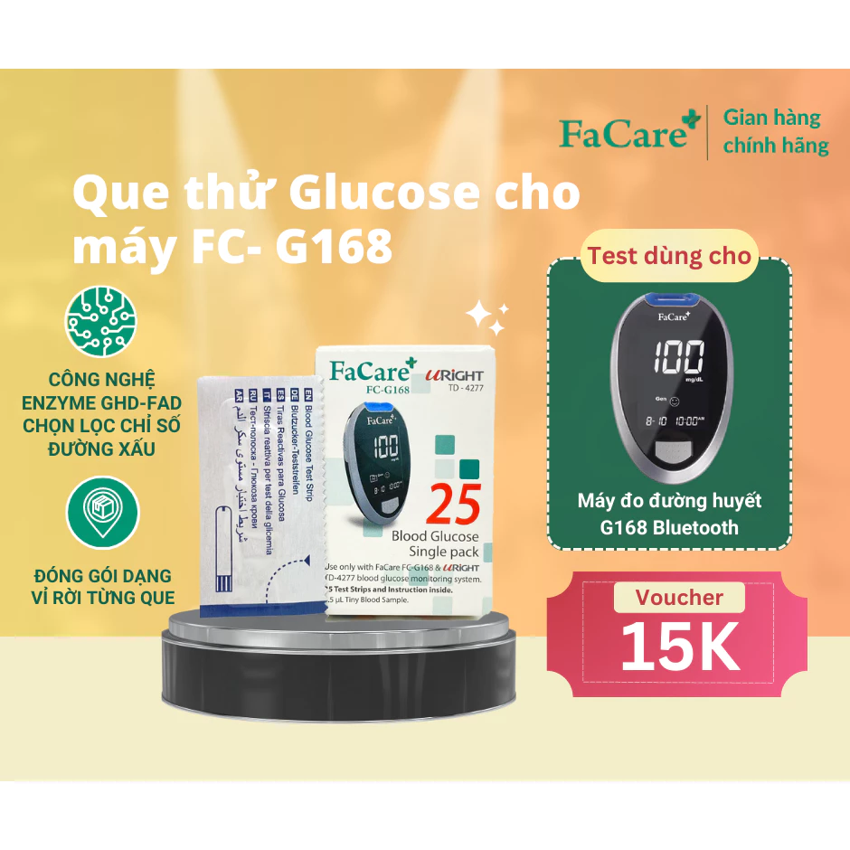 Que Thử Đường Huyết Dành Cho Model Facare Fc G1168 Td 4277