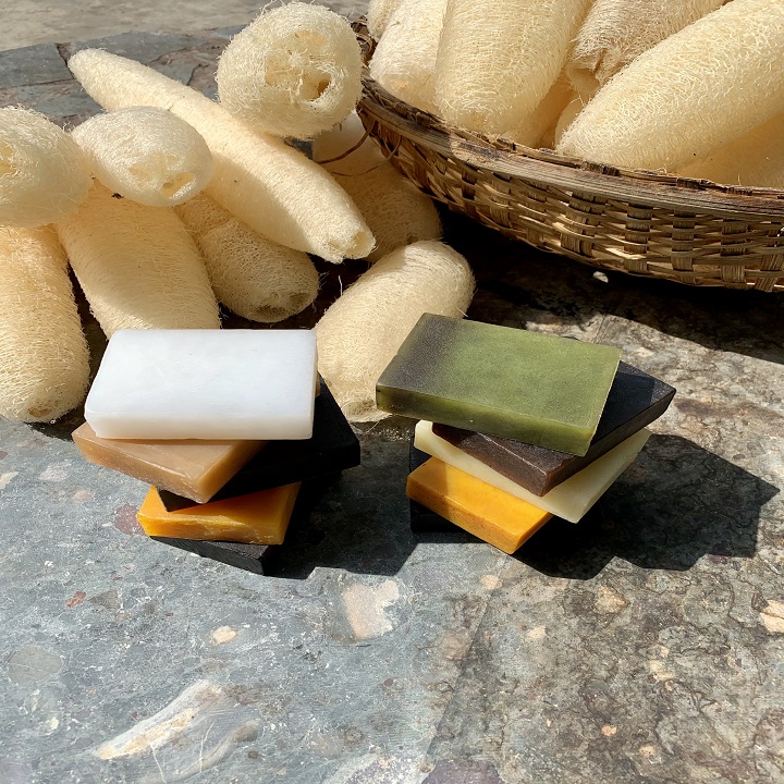 SINH DƯỢC SET 10 xà bông thiên nhiên đủ 10 vị, xà phòng handmade Soap 100gr Organic hữu cơ thảo mộc tự nhiên sạch khuẩn ngăn ngừa mụn lưng, mặt, hôi nách viêm nang lông
