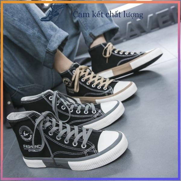 Giày Thể Thao Cao Cổ Bằng Vải Canvas Thoáng Khí Thời Trang Mùa Hè Kiểu Mới Dành Cho Nam 2022