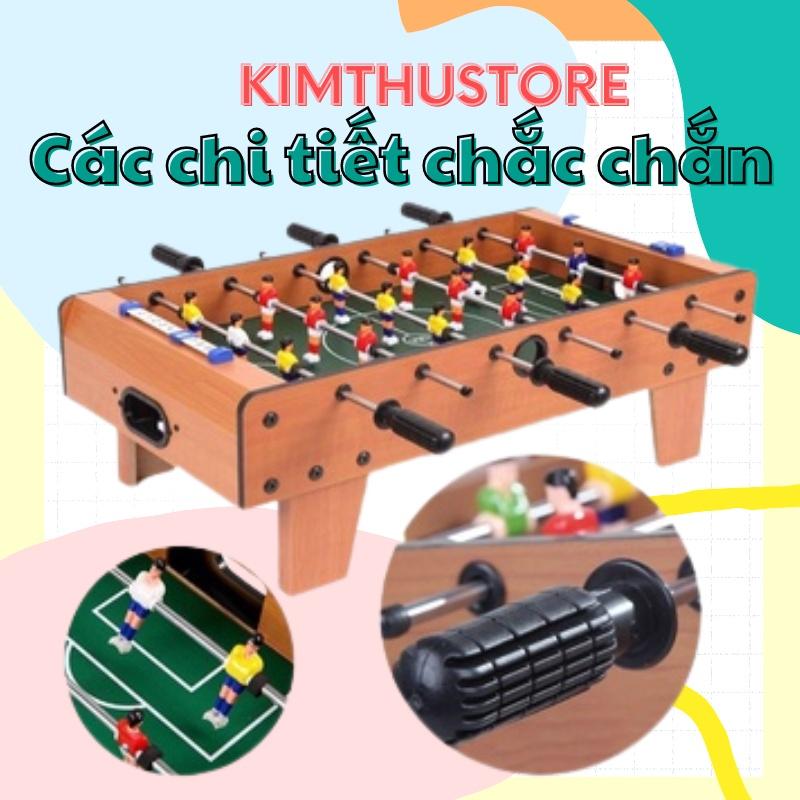Bàn bi lắc bóng đá 6 tay cầm loại to chân cao 69x37x62cm- Trò trơi giải trí tuyệt vời