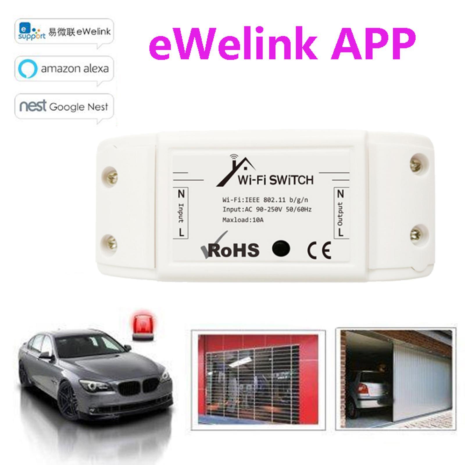 Wifi Wireless Remote Switch Remote Control Electrical Compatible with IFTTT
