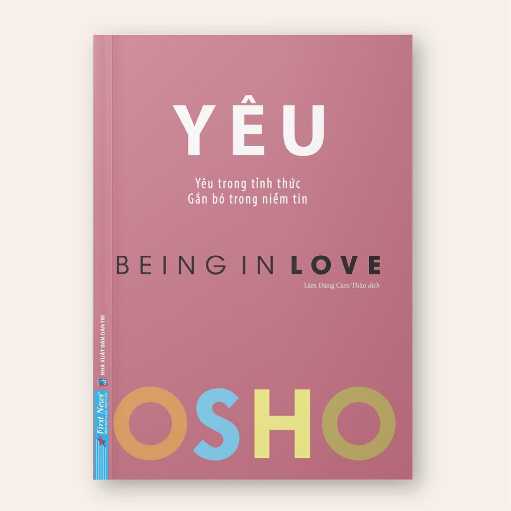 Sách  Combo OSHO Cảm Xúc + OSHO Yêu + OSHO Hiểu - First News - BẢN QUYỀN