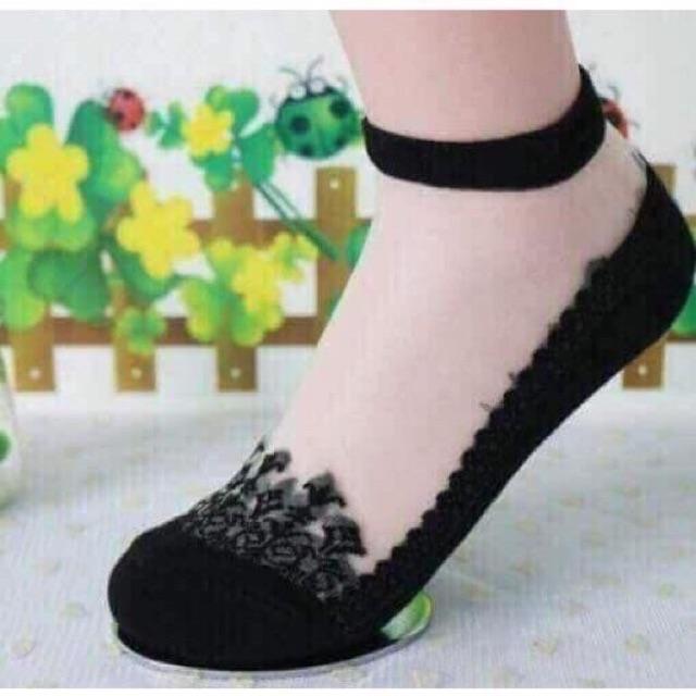 Sét 5 Đôi Tất Hài Ren Công Chúa ..