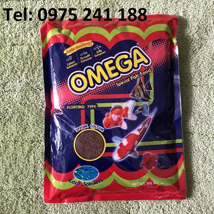 Thức ăn cho cá Omega nhập khẩu Thái Lan chính hãng đủ 4 loại cỡ hạt