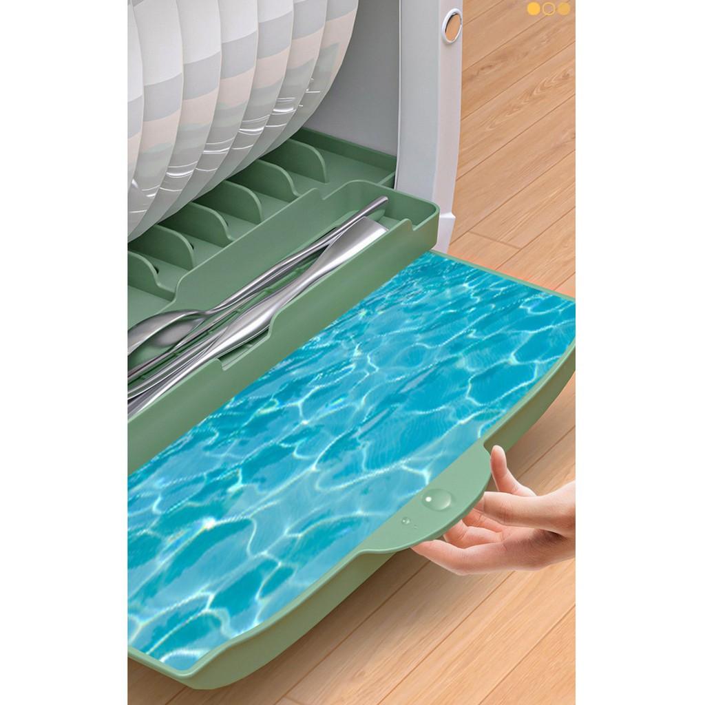 Tủ tiệt trùng tia UV đựng chén dĩa dụng cụ ăn uống GreenLife - AsiAMart