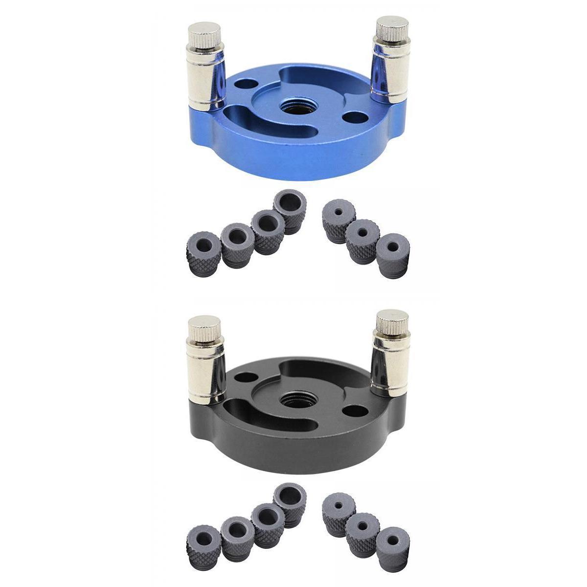2 Sets 2-10mm Self-Centering Doweling Jig Set Vertical Hole Puncher Locator