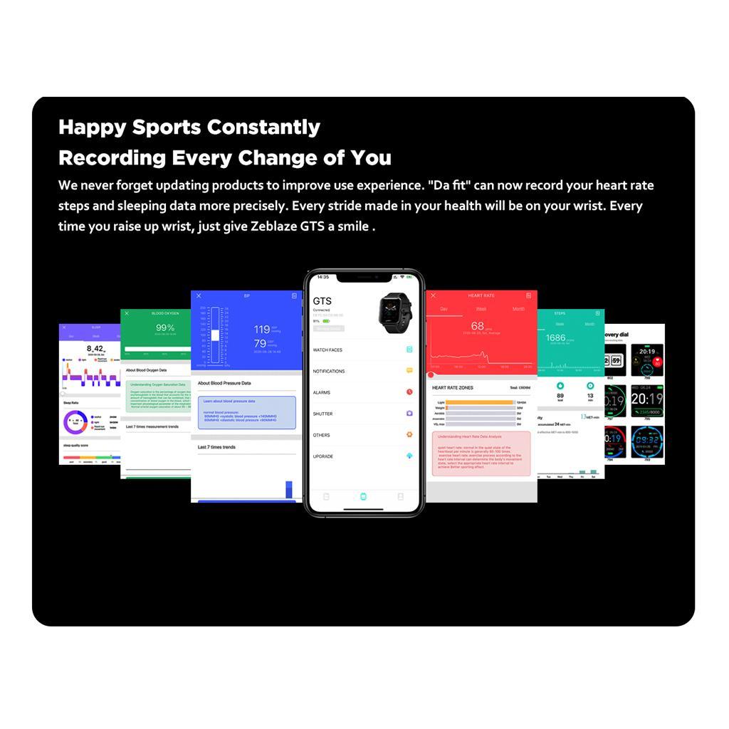 1.54inch IP67 Bluetooth 60+ Watch Faces Smartwatch Smart Watch Blue