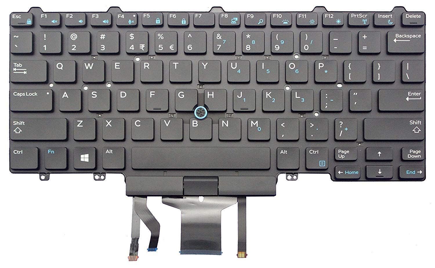 Bàn phím thay thế cho laptop Dell Latitude E5450 E5470 E7450 E7470, Latitude 5480 E5480 5490 E5490 7480 E7480 7490 E7490