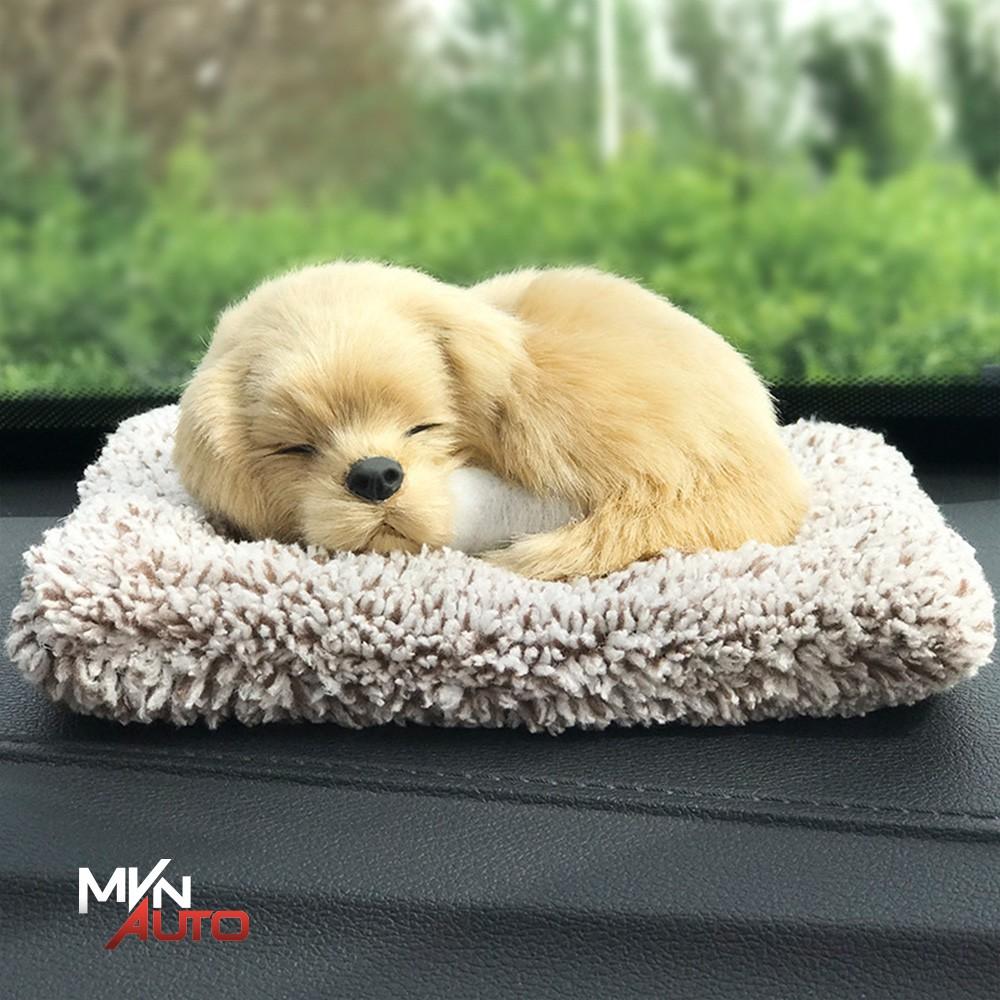 Chó Bông Than Hoạt Tính Nano Khử Mùi Ô Tô - Chó Bông Trang Trí Để Taplo Ô Tô