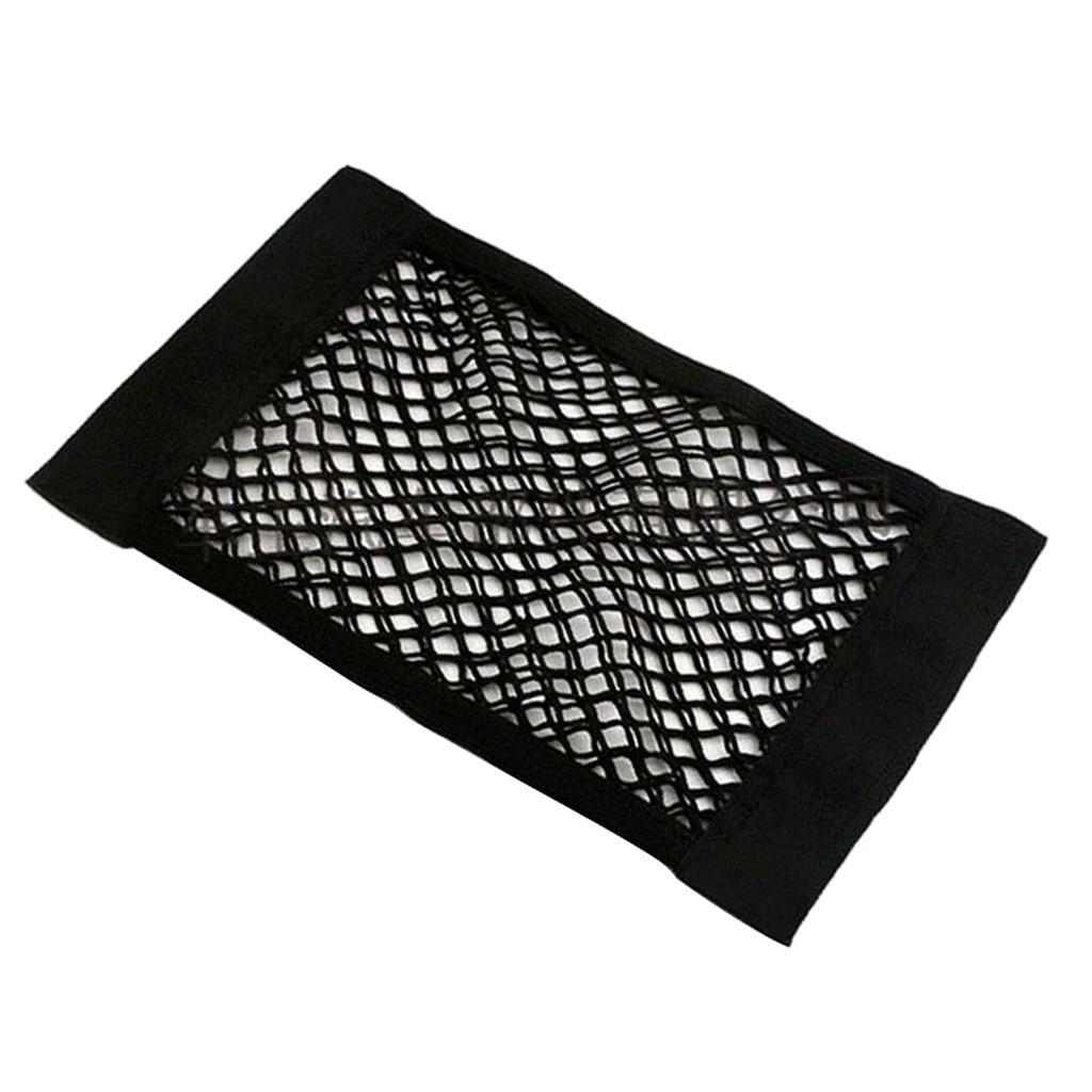 3x Car Seat Organizer Storage Bag Elastic Mesh Net Pocket, for Auto Vehicle Van