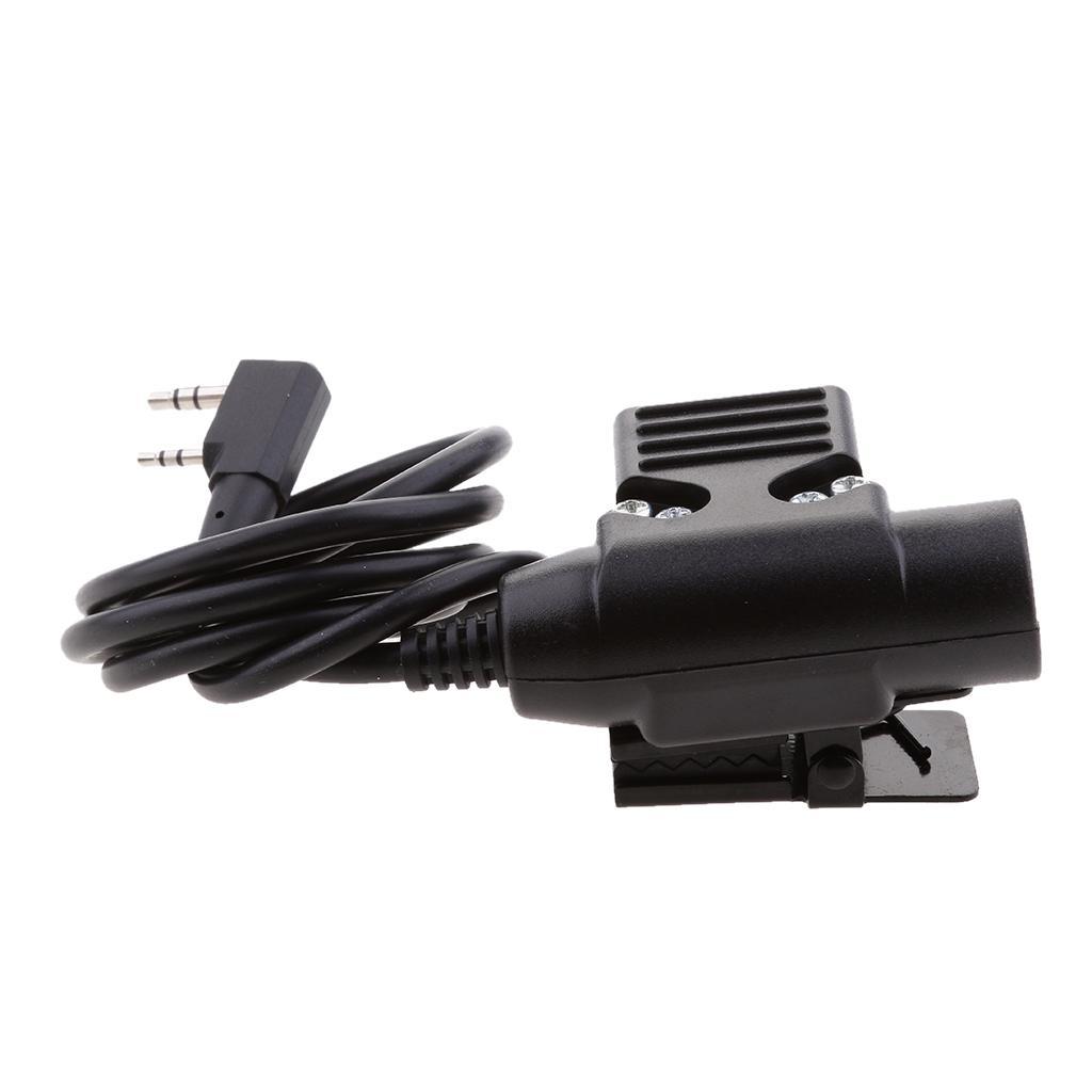 U94 PTT Headset Plug Adapter Cable for Z-    2 Pin