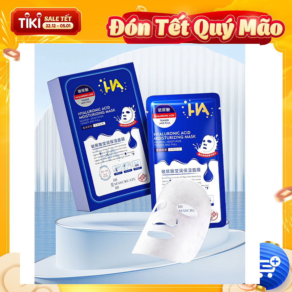 Mặt nạ giấy Maycreate HA Mask (hộp 20 miếng)