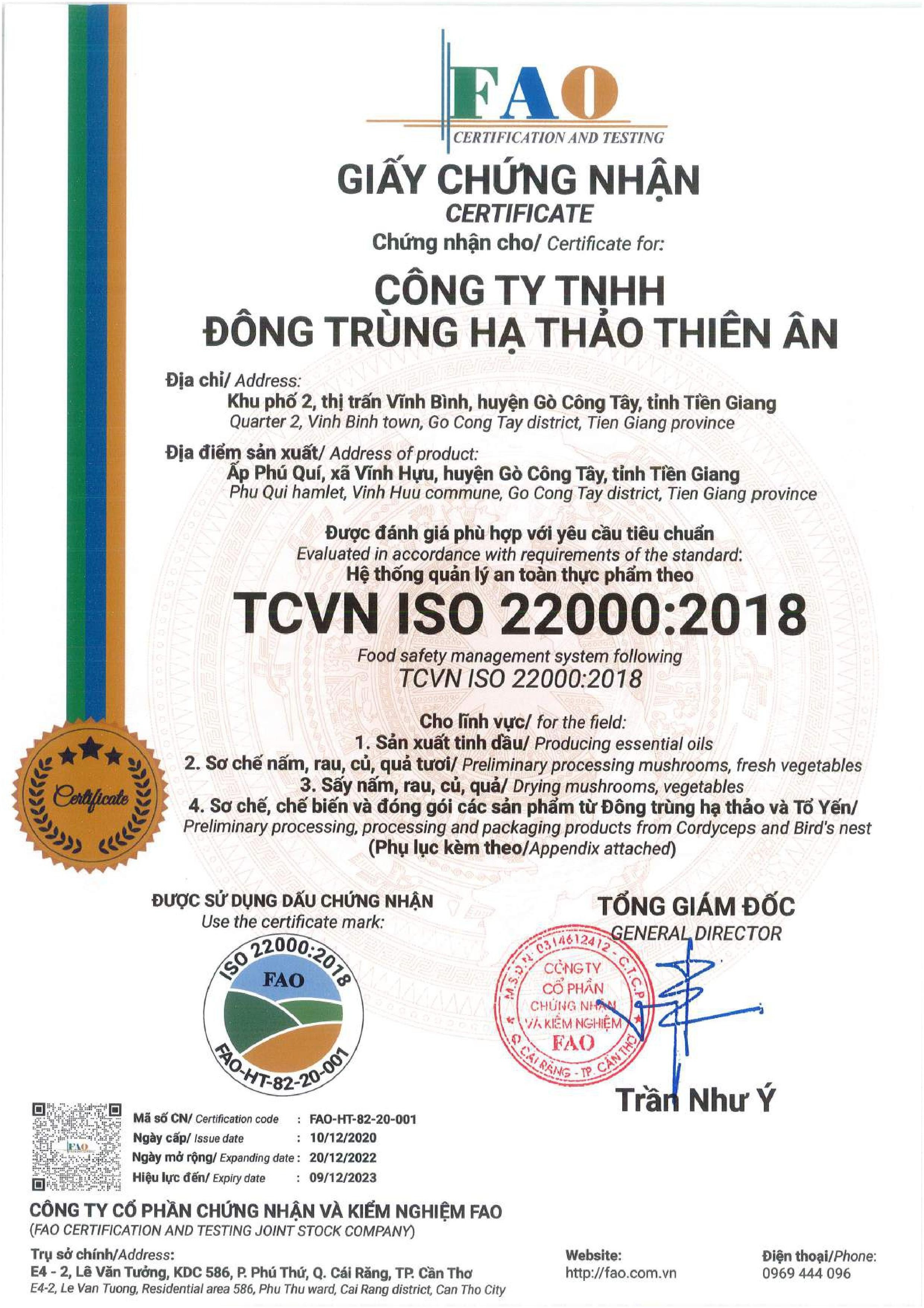 Đông Trùng Hạ Thảo Sấy Thăng Hoa - Hũ 30g