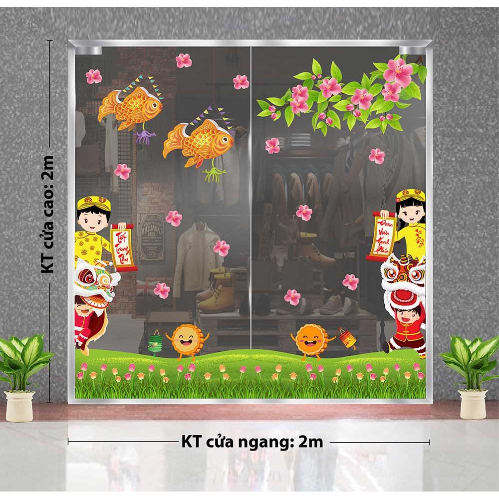 DECAL TRANG TRÍ TRUNG THU 2021 COMBO SỐ 27