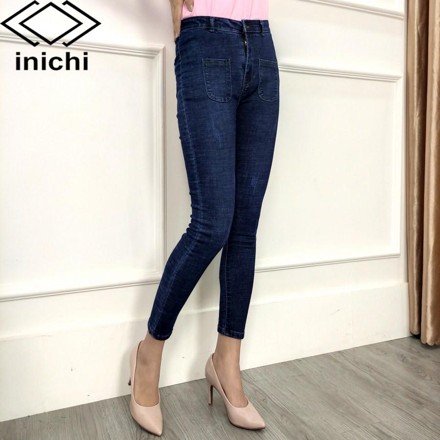 Quần jean nữ Q698 co giản cao cấp cào nhẹ chất vải mềm mịn INICHI Official