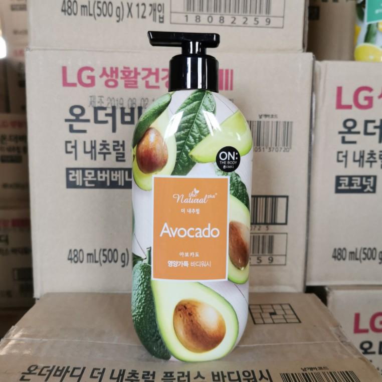 Sữa tắm trái cây giúp da sáng mịn On The Body Hàn Quốc 500ml