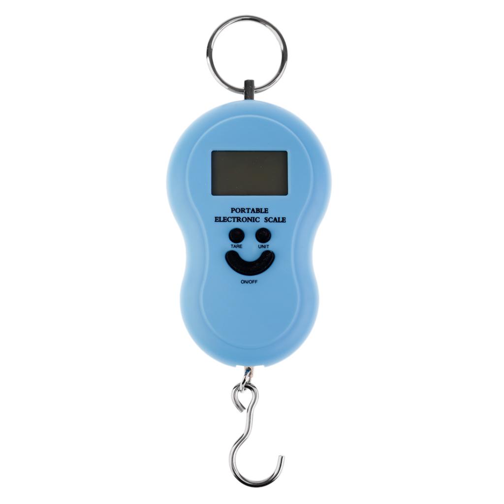 50kg/10g Pocket LCD Digital Fish Hanging Luggage Weight Hook Scale