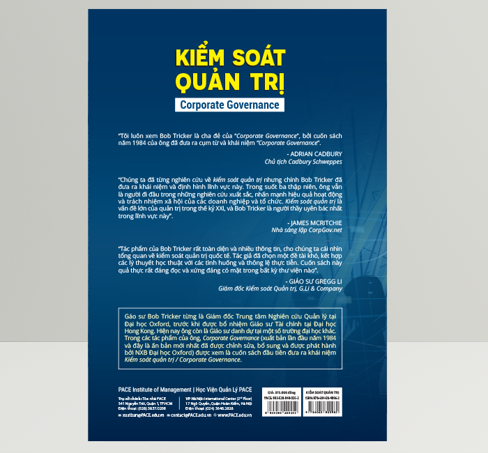 Sách PACE Books - Kiểm soát quản trị - Bob Tricker