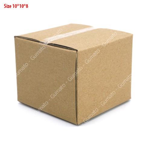 Hộp giấy P13 size 10x10x8 cm, thùng carton gói hàng Everest