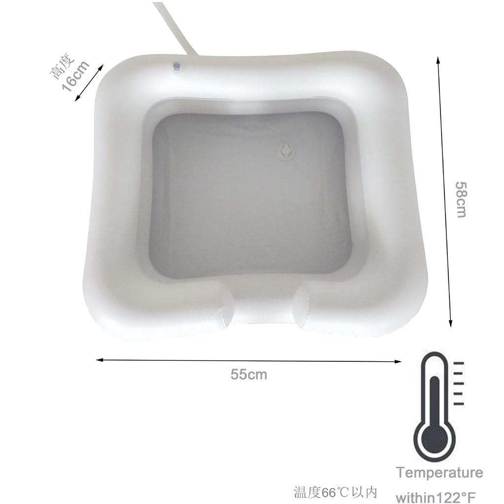 PVC Bồn tắm gội đầu bằng nhựa PVC Di động Chăm sóc người già Người tàn tật Bồn rửa tóc Điều dưỡng