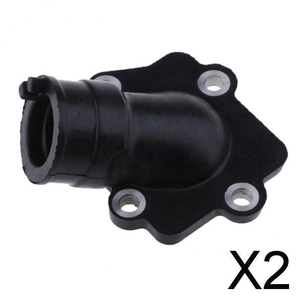 2xRubber Carburetor Carb Inlet Intake Manifold 2-stroke for Yamaha Jog 50 90cc