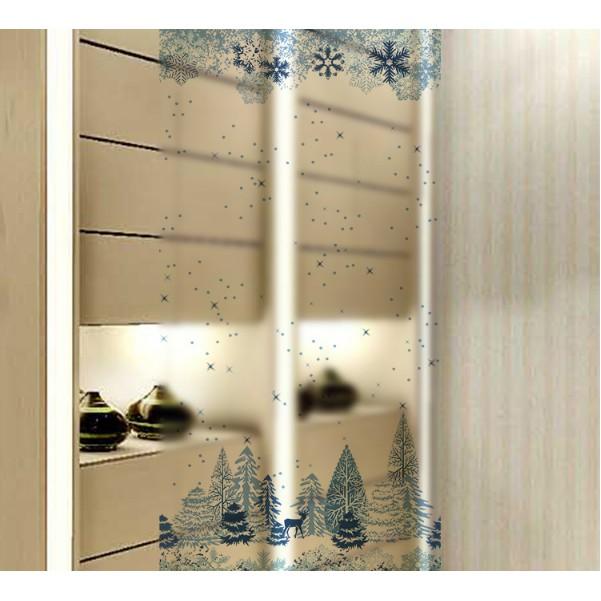 Decal Dán Kính Cao Cấp - Rừng Núi Tuyết Băng Gía