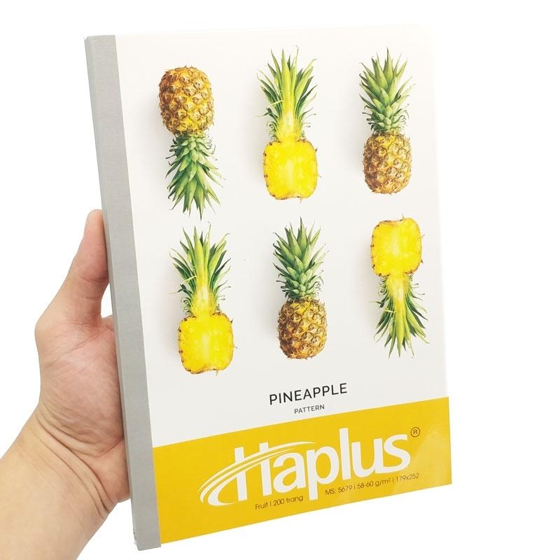 Combo 5 Tập Fruit Kẻ Ngang 200 Trang ĐL 58-60g/m2 - Haplus 5679 (Mẫu Màu Giao Ngẫu Nhiên)