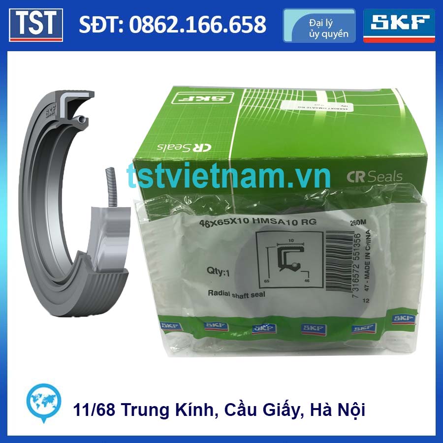 Phớt chắn dầu SKF 46x65x10 HMSA10 RG